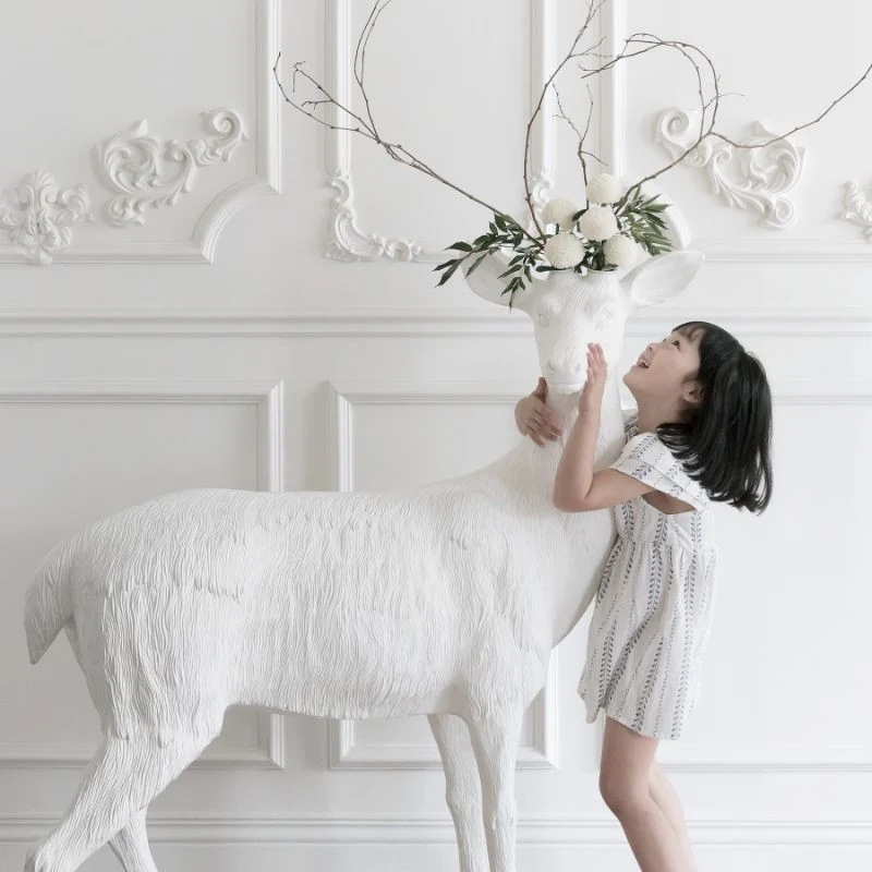Haoshi Deer X Vase
