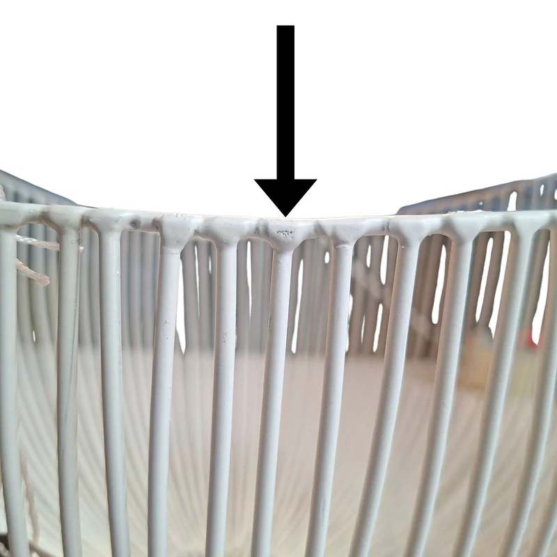 Serax Basket Tale Metal Sculptures (White) - Second Chance