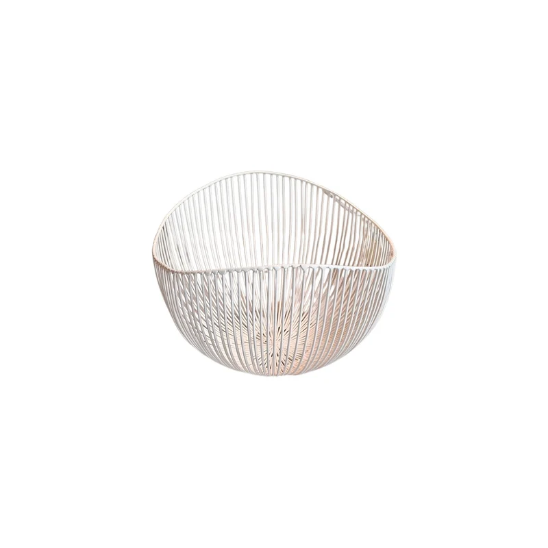 Serax Basket Tale Metal Sculptures (White) - Second Chance