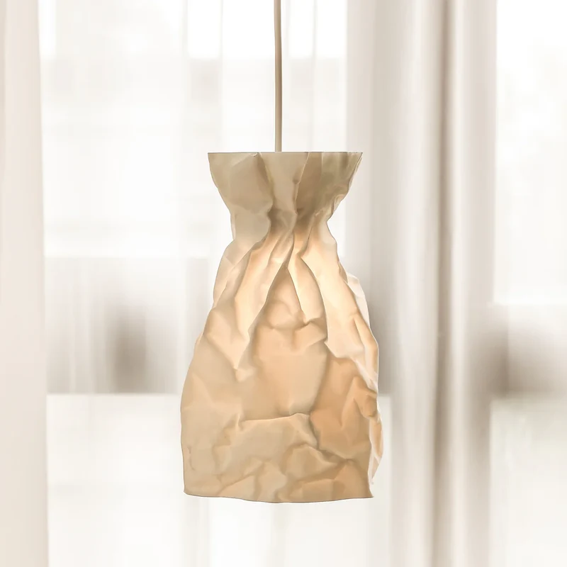 Haoshi Crinkle Paper X Lamp