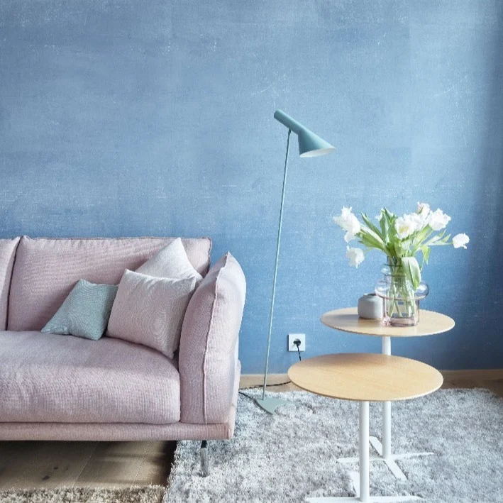 Louis Poulsen AJ Floor Lamp (Dusty Blue) - Second Chance