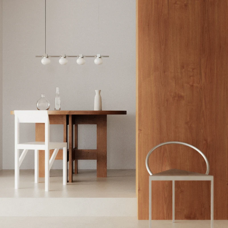 Frama Ovoid Quadruple Rail Pendant Lamp