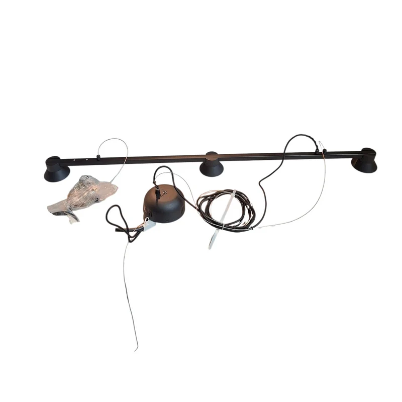 Normann Copenhagen Hat Linear Pendant Lamp (Small / Black) - Second Chance