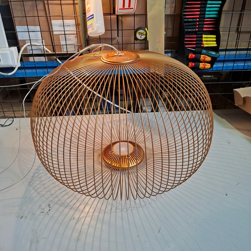 Foscarini Spokes 3 Pendant Lamp (Copper / Normal Dimming (On-Off/Push/DALI)) - Second Chance