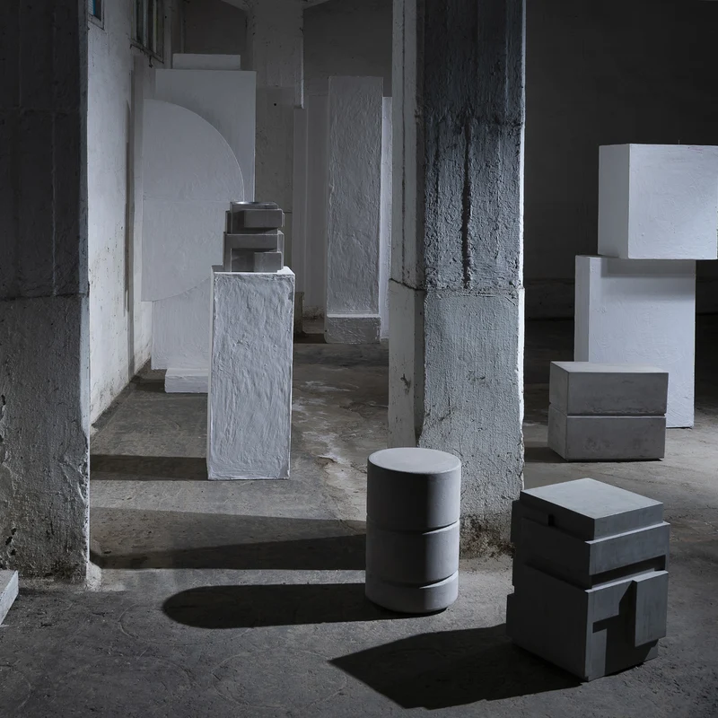 Serax Pawn Concrete Round Stool