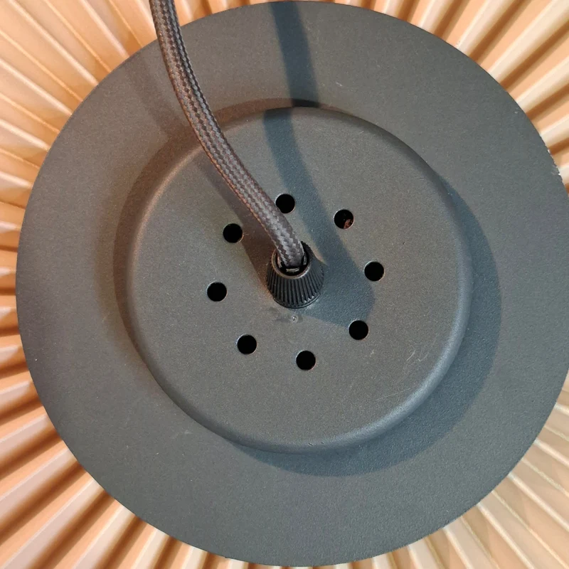 Hartô Carmen Pendant Lamp (Slate Grey / Fabric Sand / Small) - Second Chance