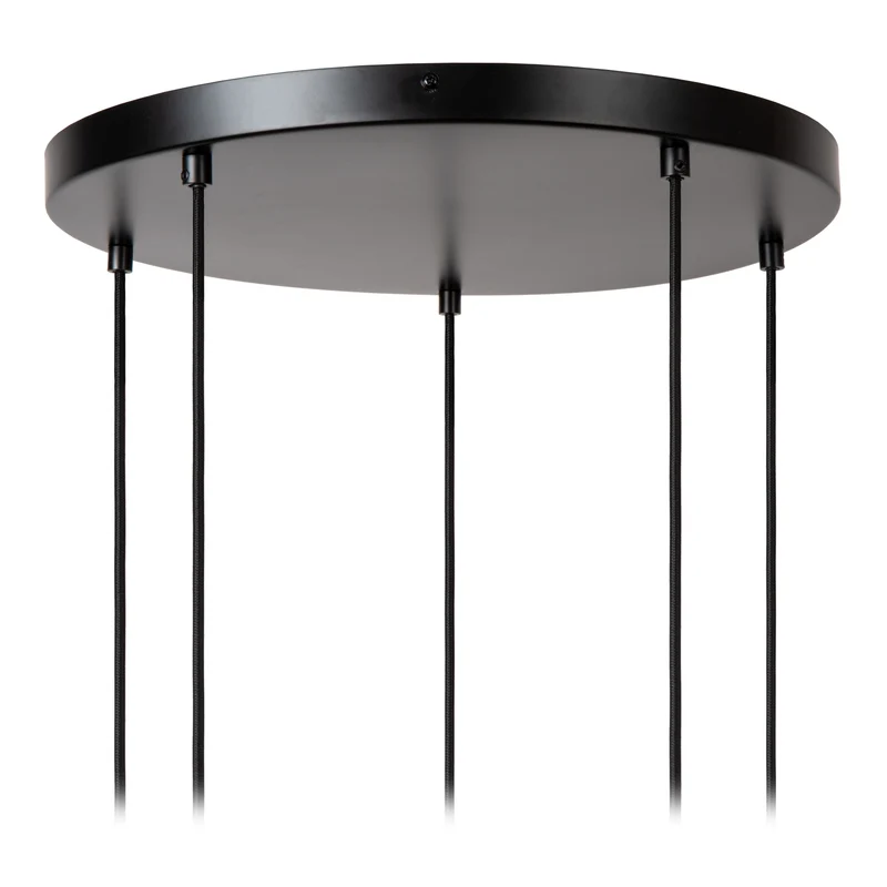 Lucide Ilona 5-Light Pendant Lamp Black