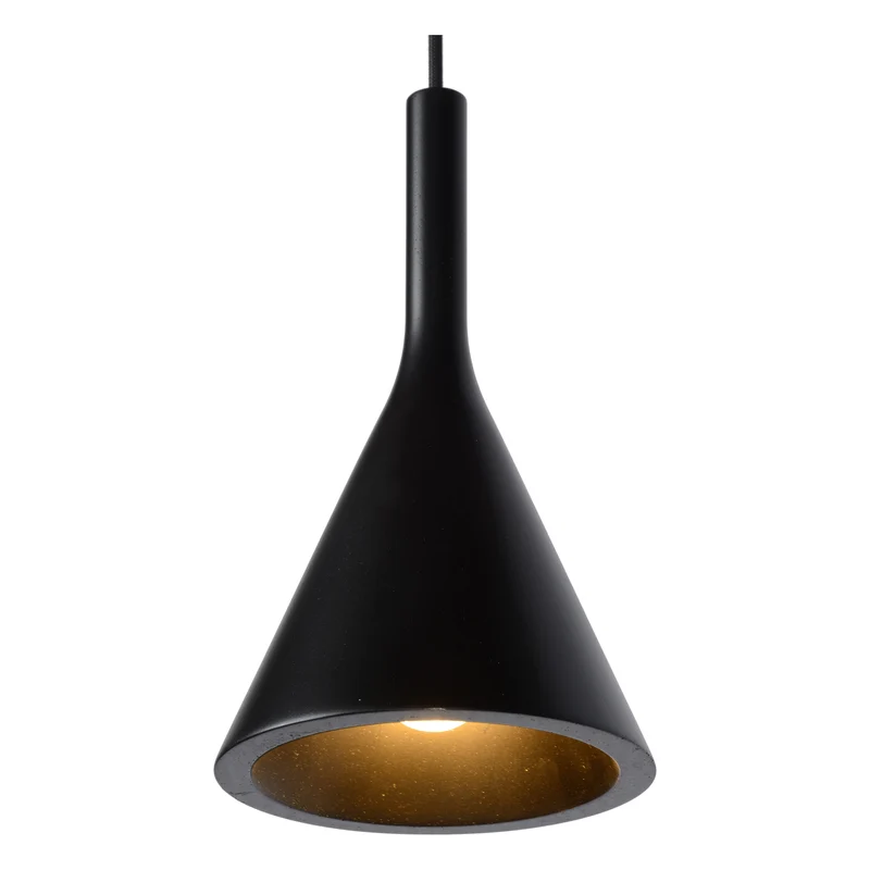 Lucide Gipsy 4-Light Pendant Lamp Black