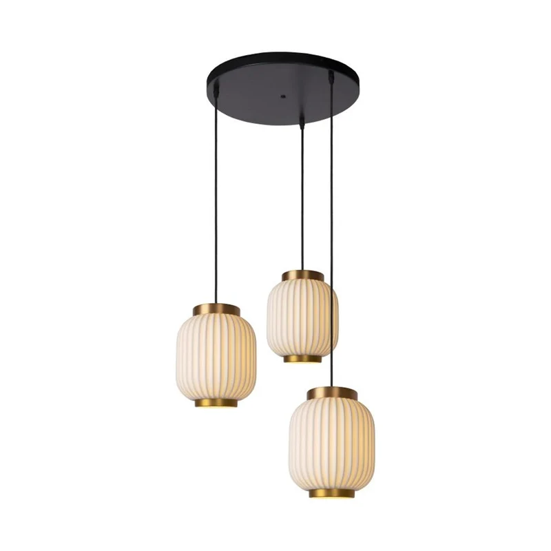 Lucide Gosse 3-Light Pendant Lamp White