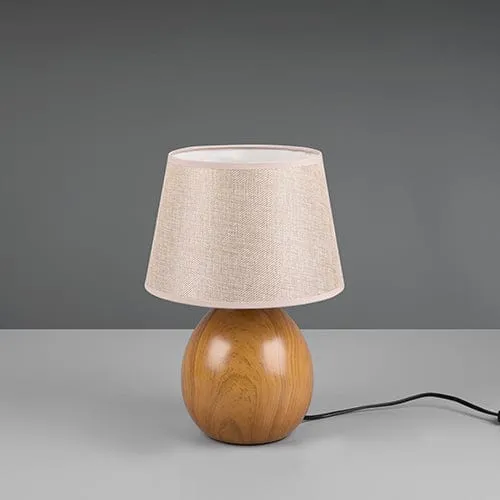 Lampe De Chevet Blanc Et Bois