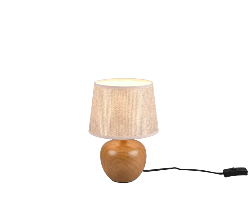 Lampe De Bureau Bois Et Blanc