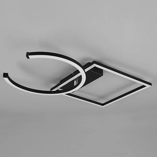 Plafonnier Led Noir Et Blanc