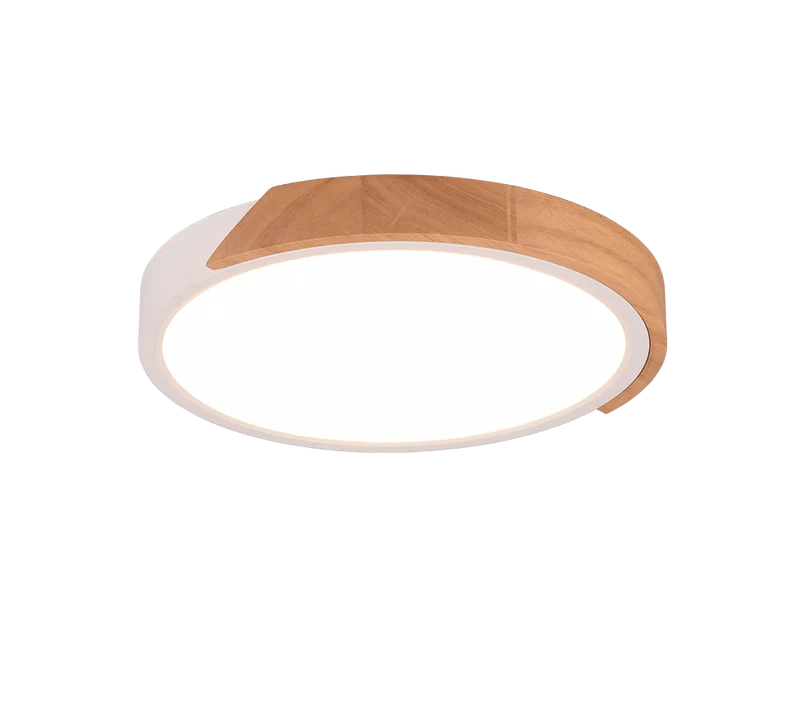 Plafonnier Rond Bois