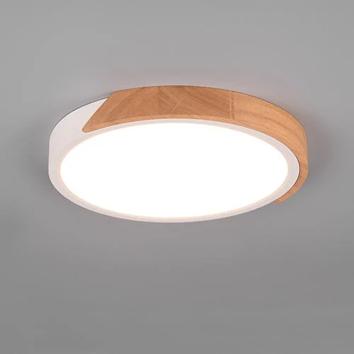 Plafonnier Rond Bois