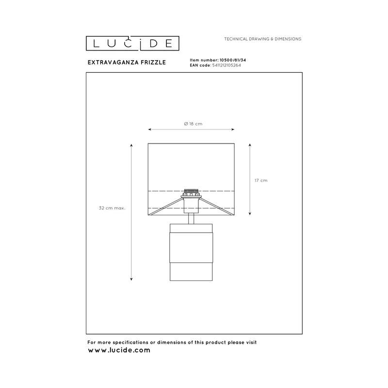 Lucide Extravaganza Frizzle Table Lamp