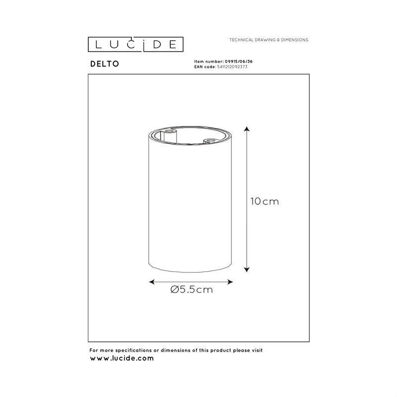 Lucide Delto Ceiling Spot