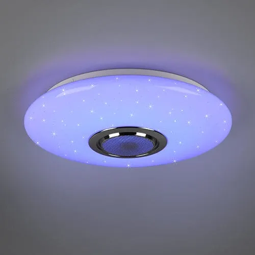 Plafonnier Led Bluetooth Avec Haut-Parleur