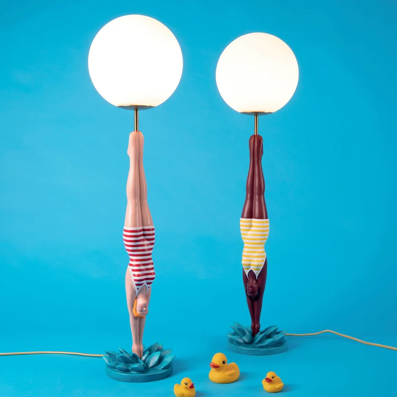 Seletti Diver Table Lamp (Red) - Second Chance