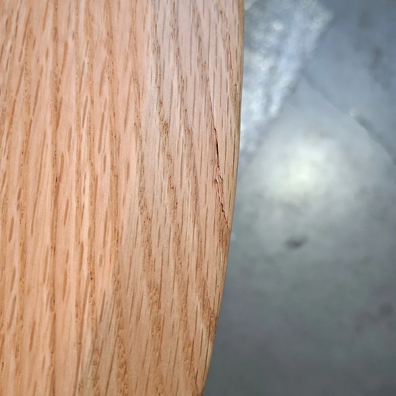 Red Edition Large 50's Coffee Table (Oak) - Second Chance