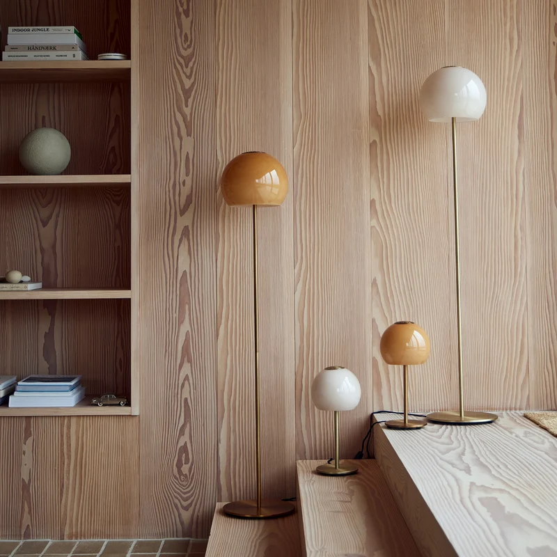 Frandsen Ball Glass Floor Lamp