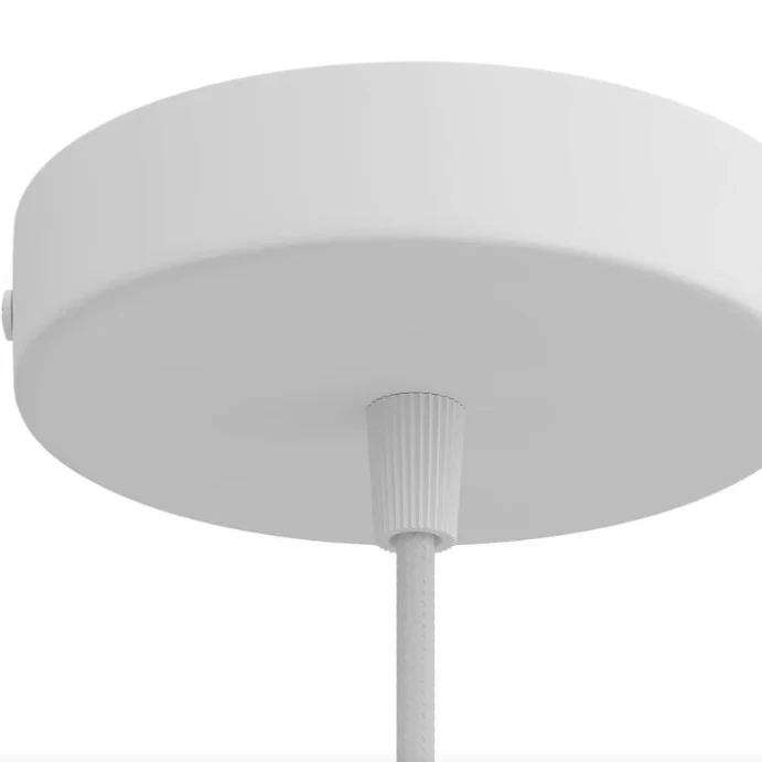 Creative Cables Cylindrical metal ceiling rose kit Matt White