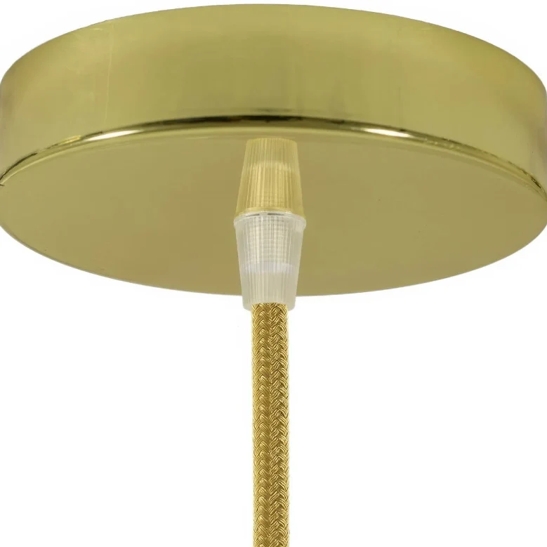Creative Cables Cylindrical metal ceiling rose kit Laiton