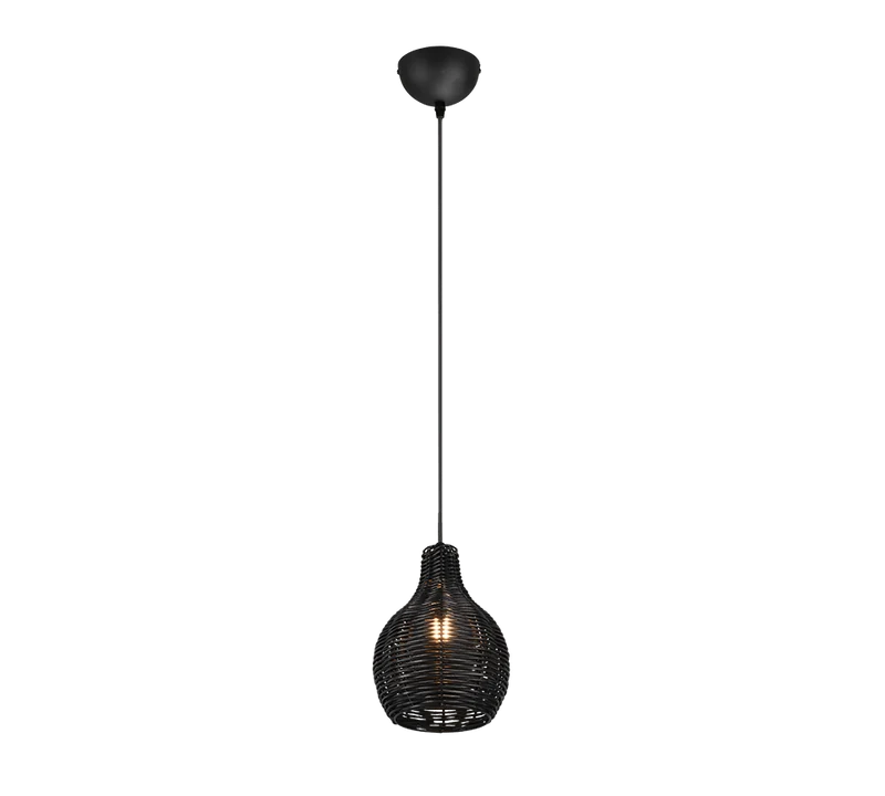Suspension Luminaire Boule Osier
