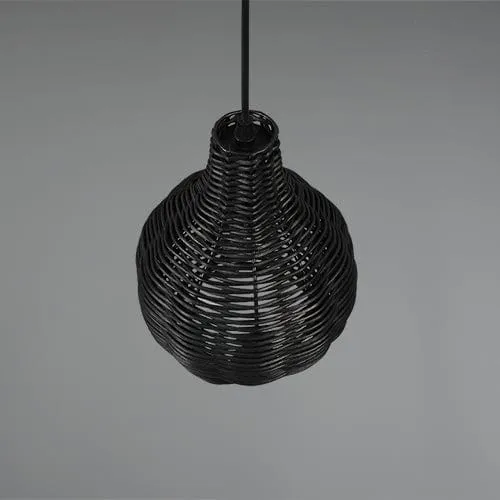 Suspension Luminaire Boule Osier