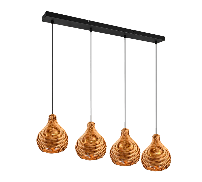 Luminaire Suspension En Rotin
