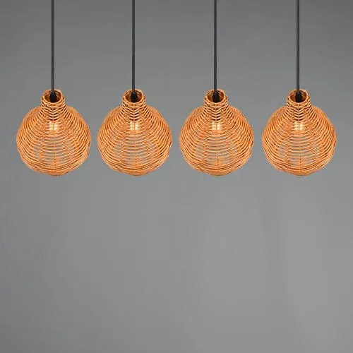 Luminaire Suspension En Rotin
