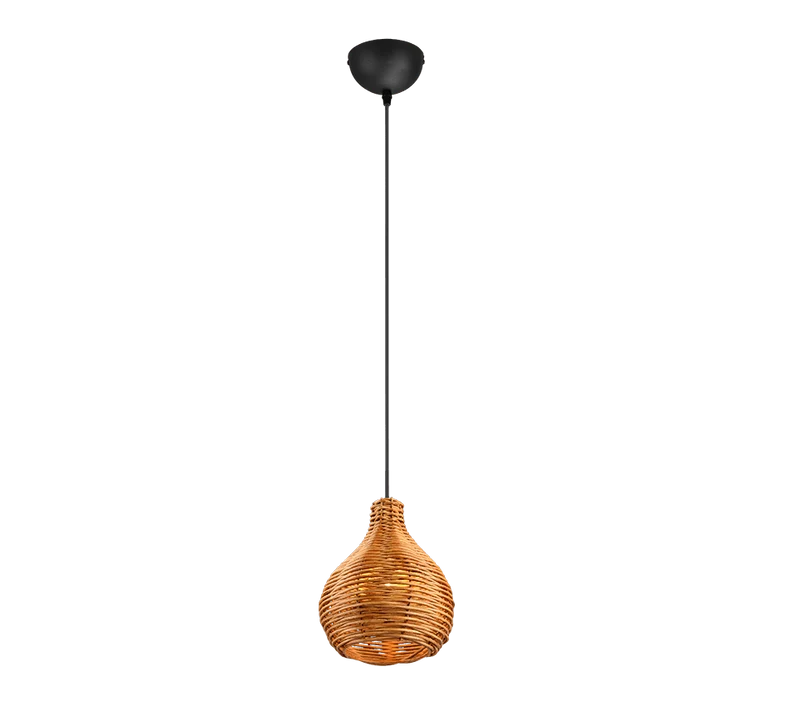 Luminaire Suspension Boule Rotin