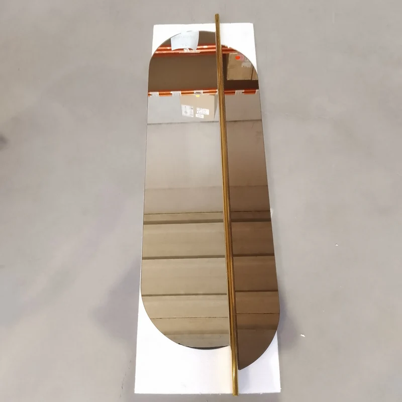 Red Edition Totem Mirror (Brass / Copper Pink-Hued) - Second Chance