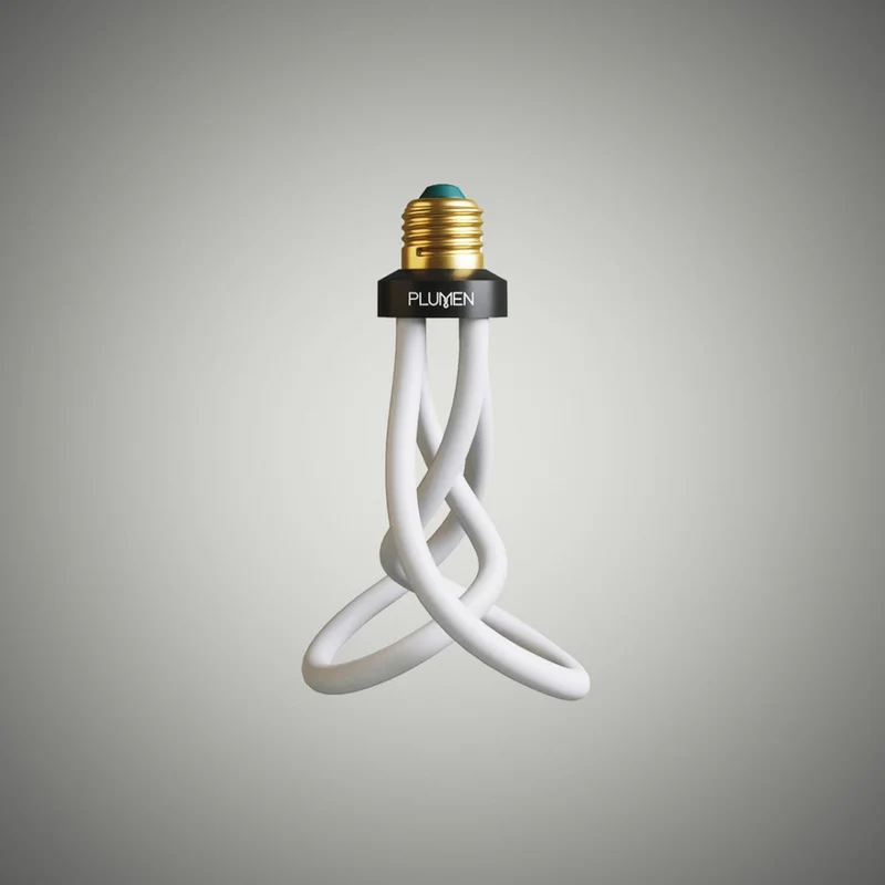 Plumen 001 Iconic LED Bulb E26 Milky - 420lm 3500K - Dimmable - US Version