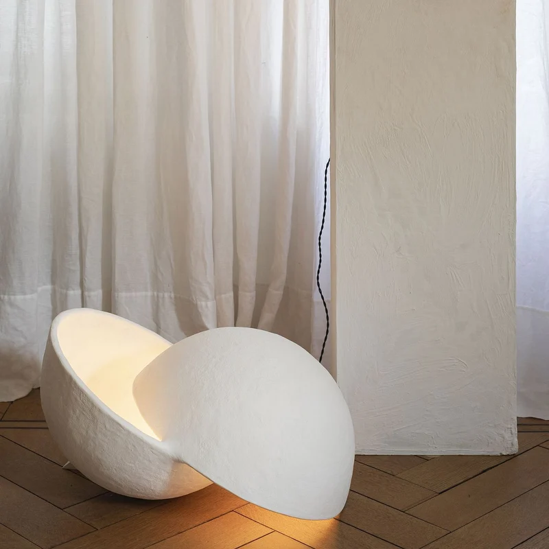 Serax Floor Lamp L Papier Maché Earth - Second Chance