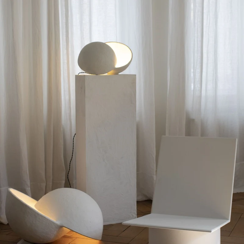 Serax Floor Lamp L Papier Maché Earth - Second Chance