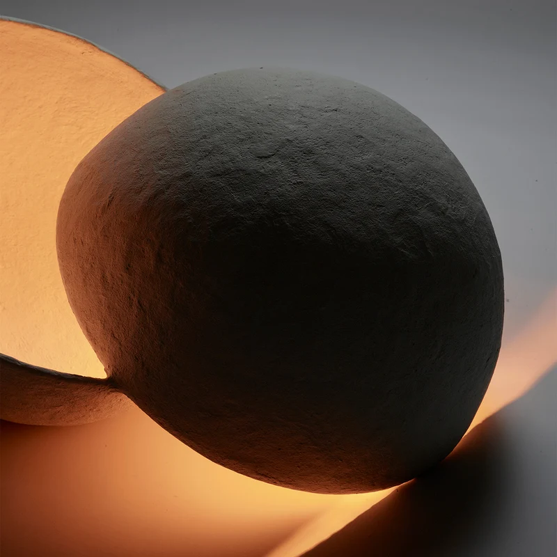 Serax Floor Lamp L Papier Maché Earth - Second Chance