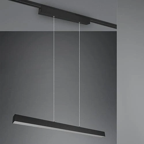 Luminaire Suspendu Linéaire Noir