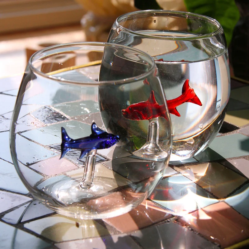 Casarialto Little Fish Round Glasses - Set of 4