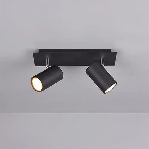 Plafonnier Spots Noirs
