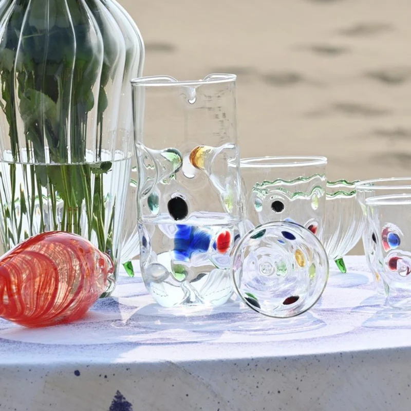 Casarialto Arlecchino Colored Water Glasses - Set of 4