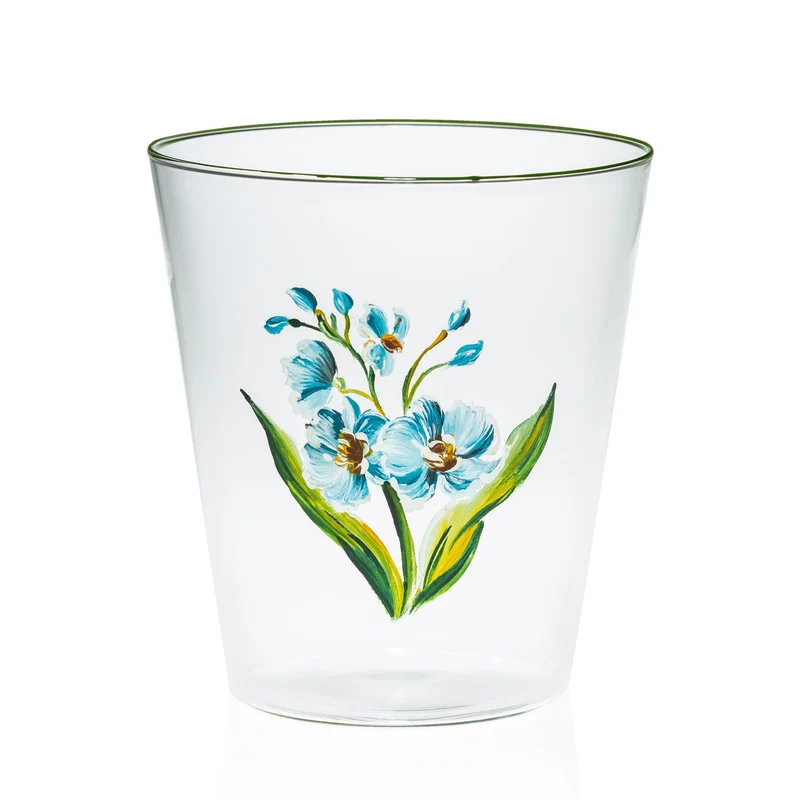 Casarialto Jardin Fleuri Hand Painted Glasses - Set of 6