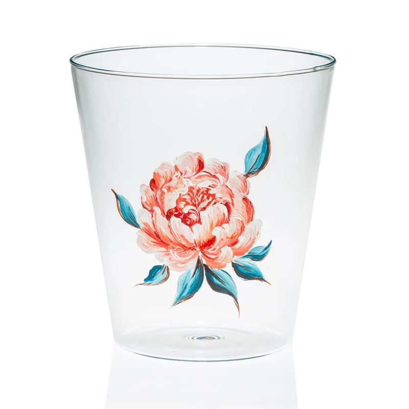 Casarialto Jardin Fleuri Hand Painted Glasses - Set of 6
