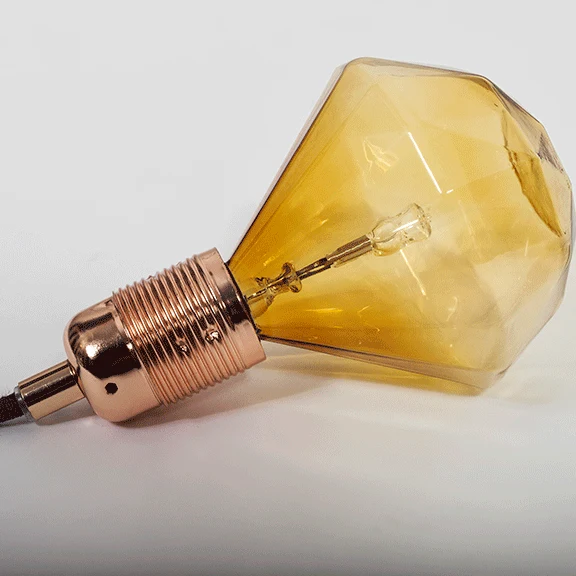 Frama Diamond Bulb E27 - Cognac
