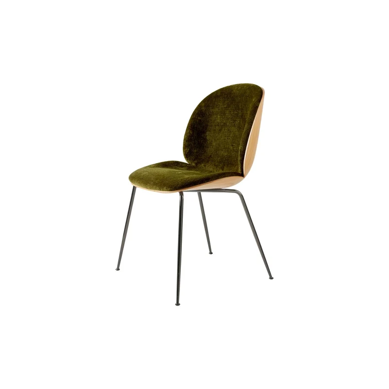 Gubi Beetle Dining Chair 3D Veneer - Front Upholstered