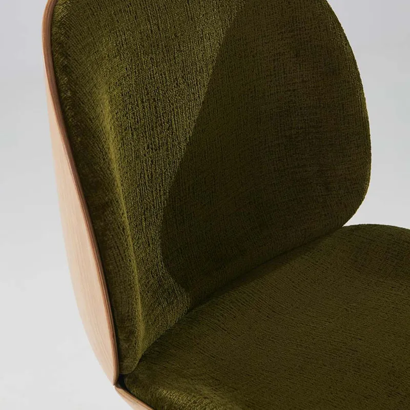Gubi Beetle Dining Chair 3D Veneer - Front Upholstered