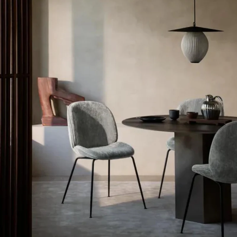 Gubi Beetle Dining Chair Front Upholstered