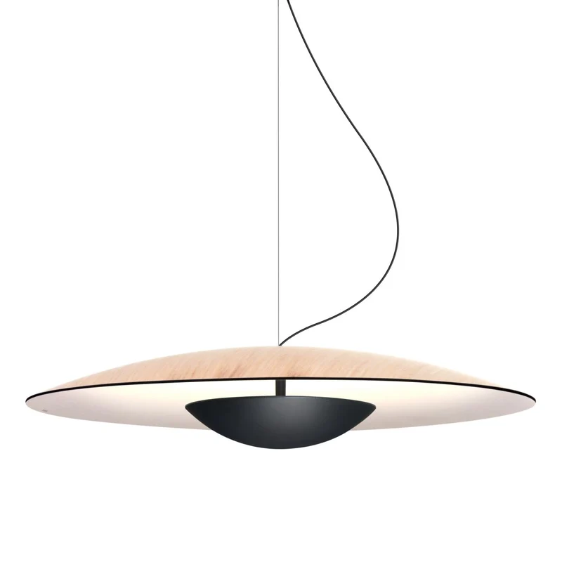 Marset Ginger LED Suspension Lamp (Ginger 60 / Oak - White / Dali) - Second Chance