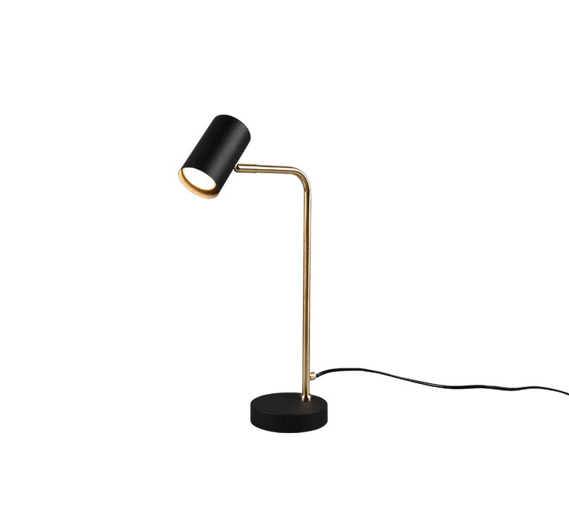 Lampe De Chevet Noir Et Or