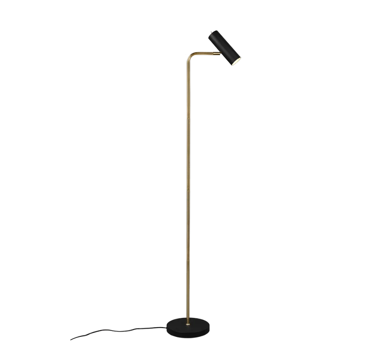 Lampadaire Noir Et Dore