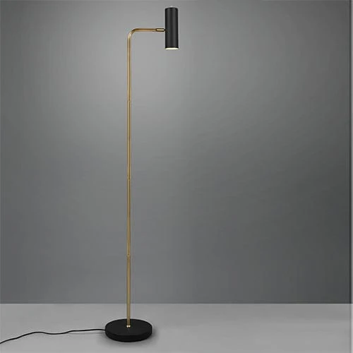 Lampadaire Noir Et Dore